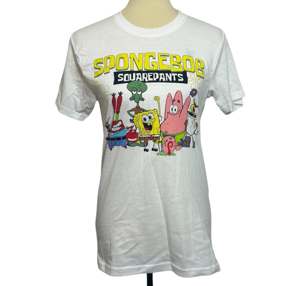 Nickelodeon SpongeBob SquarePants Graphic Short Sleeve Shirt - Women’s Small